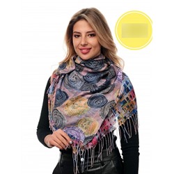 Платок женский с двусторонним рисунком (90*90 см.) арт. 261107