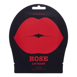 KOCOSTAR ROSE LIP MASK Гидрогелевая маска для губ с экстрактом розы 1шт