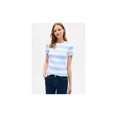 Rugby Stripe Crewneck T-Shirt