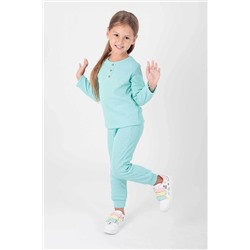 AHENGİM 2204 Kız Çocuk Düğmeli Takım 1-2-10001119
