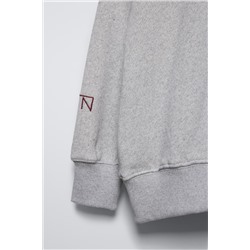 SLOGAN PRINT SWEATSHIRT