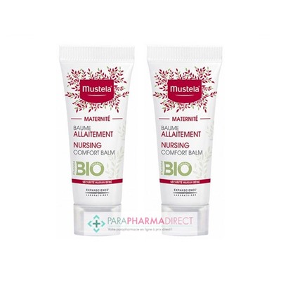 Mustela Maternité Baume Allaitement BIO 2x30ml