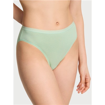 Stretch Cotton High-Leg Brief Panty