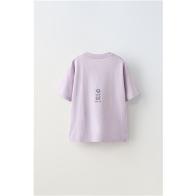 T-SHIRT WITH LABEL PRINT