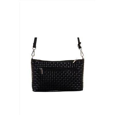 Bandolera de piel Negro - Firenze Artegiani