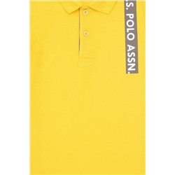 Erkek Çocuk Polo Yaka Koyu Sarı Tişört