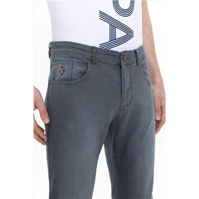 Erkek Gri Jean Pantolon