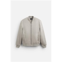 CAZADORA BOMBER EFECTO ANTE