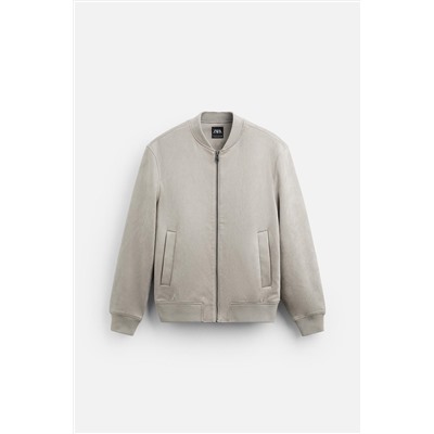 CAZADORA BOMBER EFECTO ANTE