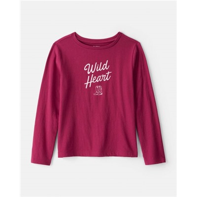 Girls Paris Long-Sleeve Graphic Tee - Ivory