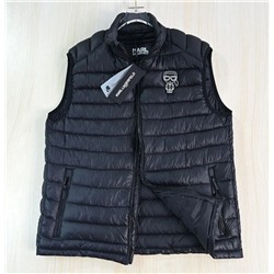 Мужской легкий стеганый жилет из мягкой эмульсионной ткани KARL LAGERFEL*D