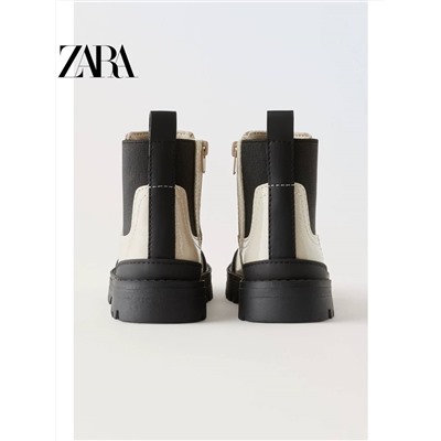 ZARA  😍 официальный сайт⚡️ лакированные  осенние ботинки для маленьких модниц со  скидкой  71🛍    ✅Цвет: на фото     ✅Материал: в описании указано что лакированные, на молнии и с резиновым носком, стелька из технического материала starfit