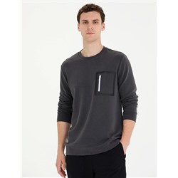 Antrasit Regular Fit Sweatshirt