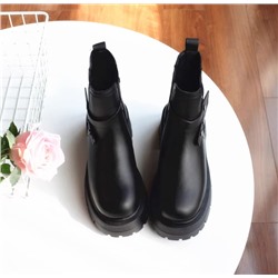 Ботинки челси винтажные из натуральной кожи