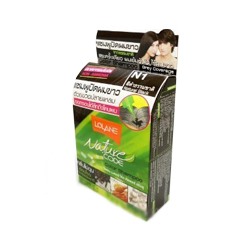 Lolane Nature Code Hair Color Shampoo № 1 Natural Black / Красящий шампунь без аммиака. Цвет: N-1 натуральный черный