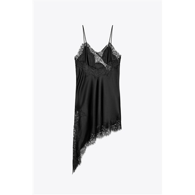 ASYMMETRIC LACE DRESS ZW COLLECTION