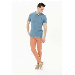 Erkek Koyu Mint Basic Polo Yaka Tişört