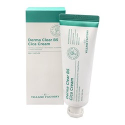 VILLAGE 11 FACTORY Derma Clear B5 Cica Cream Увлажняющий питательный крем-гель 50мл