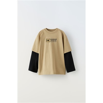 CAMISETA DOBLE MANGA