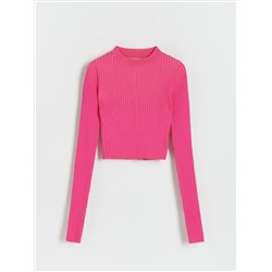 Crop Top mit offenem Rücken