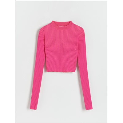 Crop Top mit offenem Rücken