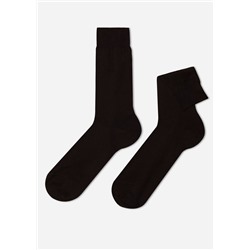 Kurze Herrensocken mit Fil d‘Ecosse
