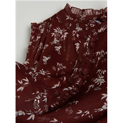 Bluse aus Chiffon