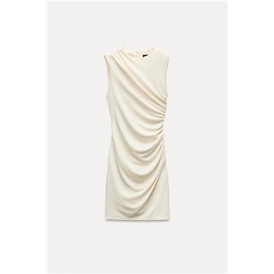 VESTIDO CORTO DRAPEADO