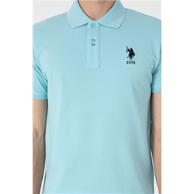 Erkek Slim Fit Polo Yaka Aqua Basic Tişört