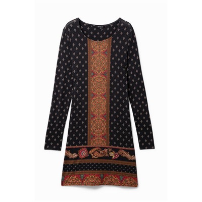 Vestido boho cerrado