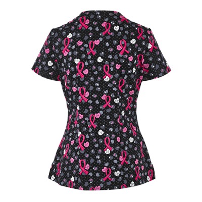 Dickies EDS Scrubs Love Is The Cure Print Top