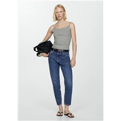 Jeans Newmom confort tiro alto