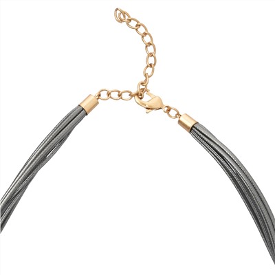 Damen Kette mit Lederimitat