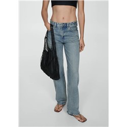 Jeans rectos tiro medio