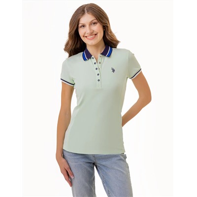 PRINCESS SIDE SEAM TIPPED POLO SHIRT