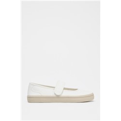 FABRIC STRAPPY BALLERINAS