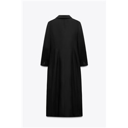 LONG SINGLE-BUTTON COAT