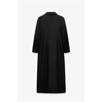 LONG SINGLE-BUTTON COAT