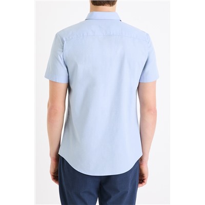 Camisa slim fit - Azul