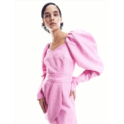 Jacquard-Minikleid