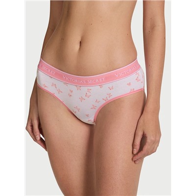 Logo Cotton Hiphugger Panty