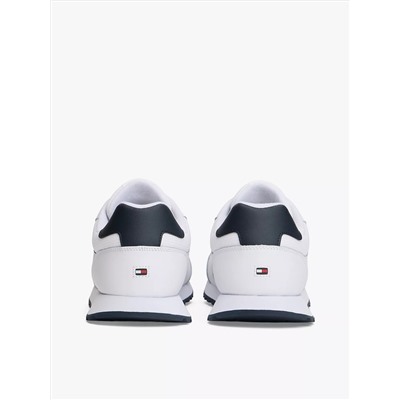 Signature Stripe Leather-Mix Sneaker
