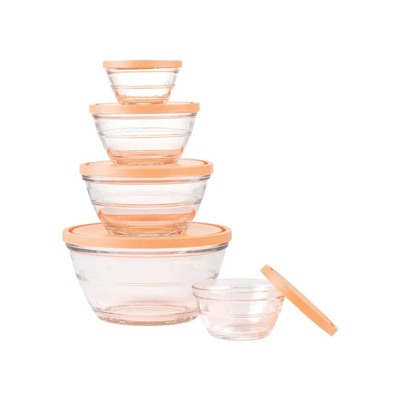 ERNESTO® Glasschüssel-Set, 5 Stück