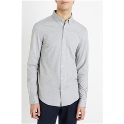 Camisa regular fit - Gris