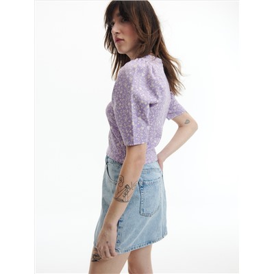 Minirock aus Denim