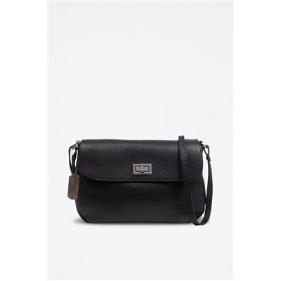 Bandolera de piel Arignano - Negro