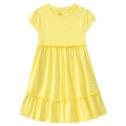 Mädchen Kleid mit Schmetterlingen allover
