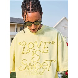 Футболка с вышивкой из бусин 💗  Китайский молодежный бренд Nuthin*k