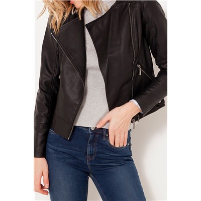 Chaqueta biker Negro