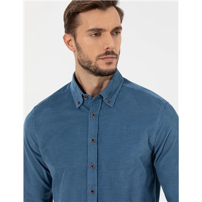 Mavi Regular Fit Uzun Kollu Gömlek